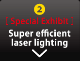 Super efficient laser lighting